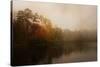 Foggy Morning at Lake LaJoie-Jai Johnson-Stretched Canvas