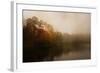 Foggy Morning at Lake LaJoie-Jai Johnson-Framed Giclee Print