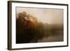 Foggy Morning at Lake LaJoie-Jai Johnson-Framed Giclee Print