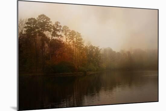 Foggy Morning at Lake LaJoie-Jai Johnson-Mounted Giclee Print