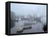 Foggy Morning in Menemsha Harbor on Martha's Vineyard-Alfred Eisenstaedt-Framed Stretched Canvas