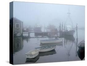 Foggy Morning in Menemsha Harbor on Martha's Vineyard-Alfred Eisenstaedt-Stretched Canvas