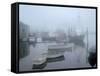 Foggy Morning in Menemsha Harbor on Martha's Vineyard-Alfred Eisenstaedt-Framed Stretched Canvas