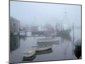 Foggy Morning in Menemsha Harbor on Martha's Vineyard-Alfred Eisenstaedt-Mounted Photographic Print