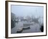 Foggy Morning in Menemsha Harbor on Martha's Vineyard-Alfred Eisenstaedt-Framed Photographic Print