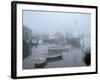 Foggy Morning in Menemsha Harbor on Martha's Vineyard-Alfred Eisenstaedt-Framed Photographic Print