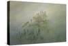 Foggy Morning in the Mountains-Caspar David Friedrich-Stretched Canvas