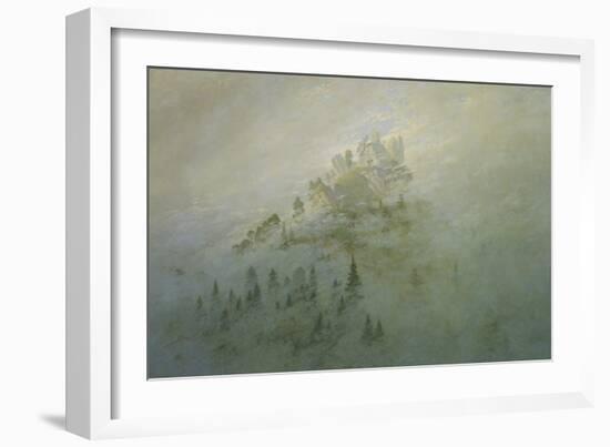 Foggy Morning in the Mountains-Caspar David Friedrich-Framed Giclee Print