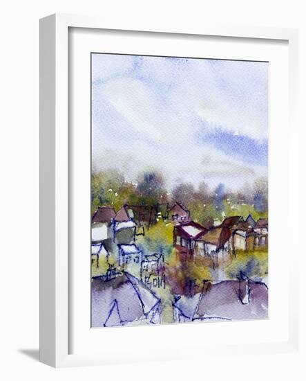 Foggy Morning, London-Margaret Coxall-Framed Giclee Print