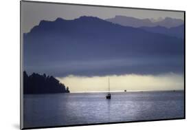 Foggy Morning on Lake Lucerne, Switzerland-George Oze-Mounted Photographic Print