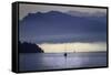 Foggy Morning on Lake Lucerne, Switzerland-George Oze-Framed Stretched Canvas