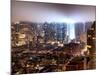 Foggy Night in Manhattan-Philippe Hugonnard-Mounted Photographic Print