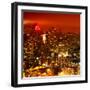 Foggy Night in Manhattan-Philippe Hugonnard-Framed Photographic Print