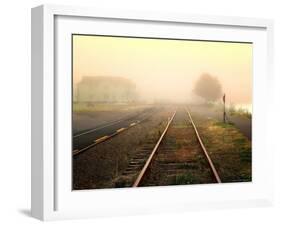 Foggy on the Tracks-Jody Miller-Framed Photographic Print