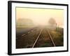 Foggy on the Tracks-Jody Miller-Framed Photographic Print