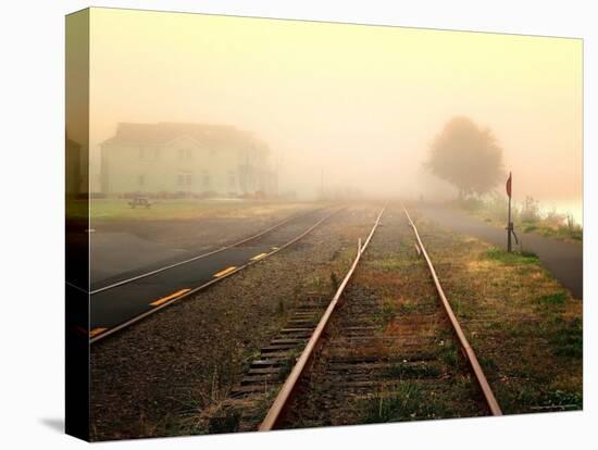 Foggy on the Tracks-Jody Miller-Stretched Canvas