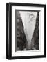 Foggy Paris in Black and White-null-Framed Premium Giclee Print