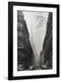 Foggy Paris in Black and White-null-Framed Premium Giclee Print