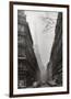 Foggy Paris in Black and White-null-Framed Premium Giclee Print