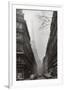 Foggy Paris in Black and White-null-Framed Premium Giclee Print