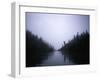 Foggy River, Chile-Michael Brown-Framed Photographic Print