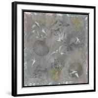 Foggy Sea Terns-Bill Jackson-Framed Giclee Print