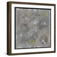 Foggy Sea Terns-Bill Jackson-Framed Giclee Print