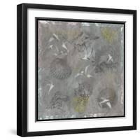 Foggy Sea Terns-Bill Jackson-Framed Giclee Print