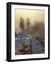 Foggy Sunrise at Sunrise Point with Snow, Bryce Canyon National Park, Utah-James Hager-Framed Photographic Print
