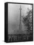 Foggy View of Trafalgar Square-Hans Wild-Framed Stretched Canvas