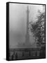 Foggy View of Trafalgar Square-Hans Wild-Framed Stretched Canvas