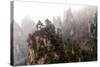 Foggy Zhangjiajie-JasonYU-Stretched Canvas