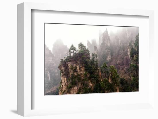 Foggy Zhangjiajie-JasonYU-Framed Photographic Print