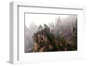 Foggy Zhangjiajie-JasonYU-Framed Photographic Print