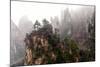 Foggy Zhangjiajie-JasonYU-Mounted Photographic Print