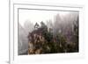 Foggy Zhangjiajie-JasonYU-Framed Photographic Print