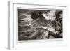 Foiled! a Destroyer Flotilla Caught by Searchlights When on the Point of Success-null-Framed Giclee Print