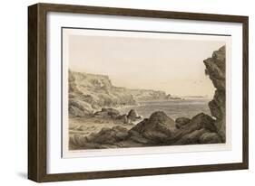 Foilhummerum Bay Valentia Western Ireland the European Terminal of the Cable-Robert Dudley-Framed Art Print