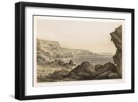 Foilhummerum Bay Valentia Western Ireland the European Terminal of the Cable-Robert Dudley-Framed Art Print