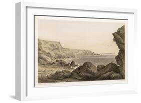 Foilhummerum Bay Valentia Western Ireland the European Terminal of the Cable-Robert Dudley-Framed Art Print