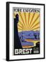 Foire Exposition Brest Poster-C. Lautrou-Framed Giclee Print