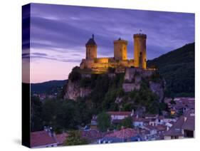 Foix Castle, Foix, Ariege, Midi-Pyrenees, France-Doug Pearson-Stretched Canvas