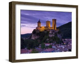 Foix Castle, Foix, Ariege, Midi-Pyrenees, France-Doug Pearson-Framed Photographic Print