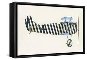 Fokker D VII-English School-Framed Stretched Canvas