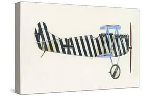 Fokker D VII-English School-Stretched Canvas