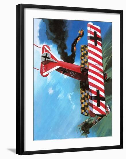 Fokker D Vii-Wilf Hardy-Framed Giclee Print