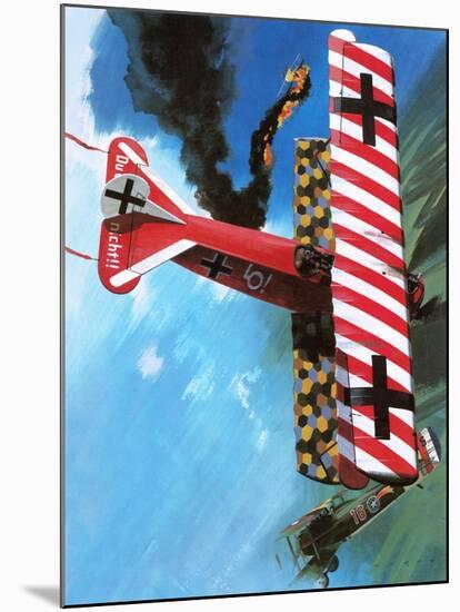 Fokker D Vii-Wilf Hardy-Mounted Giclee Print