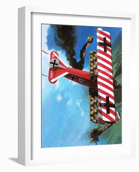 Fokker D Vii-Wilf Hardy-Framed Giclee Print