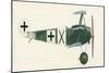 Fokker Dr 1 Triplane-English School-Mounted Giclee Print