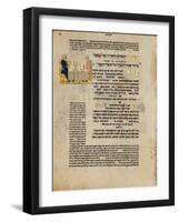 Fol.156R from 'The Rothschild Miscellany', Northern Italy, C.1450-80-null-Framed Giclee Print